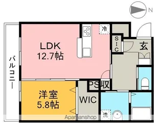 LINE【1階】の間取り