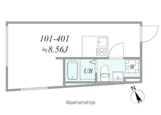 TRIAS329【101号室】の間取り