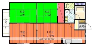 たかおマンション【503号室】の間取り
