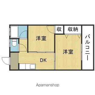 MKマンション【401号室】の間取り