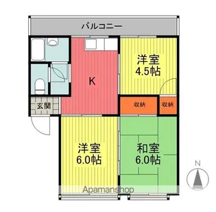 アンビックス11【202号室】の間取り