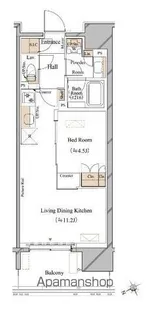 ブランシエスタ浅草蔵前【12階】の間取り