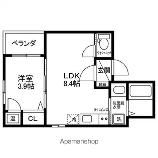 F ASECIA DIONE【103号室号室】の間取り