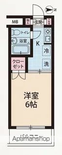 シティオ横浜【1階】の間取り