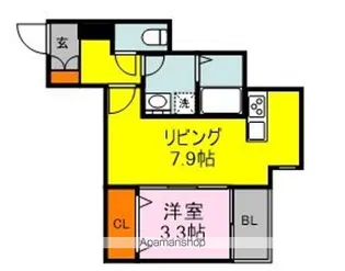 Hale Lea春日【1階】の間取り