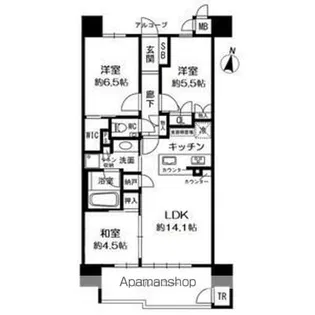 プレミスト広瀬町【9階】の間取り
