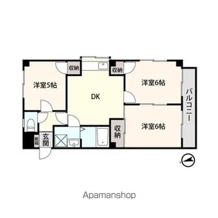 アシスト第6岐阜マンション【2階】の間取り