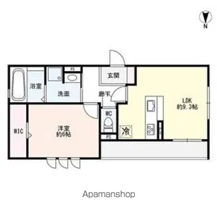 エクセルームKーⅡ【1階】の間取り