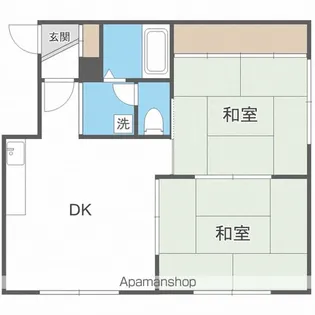 メゾンすがわら【105号室】の間取り