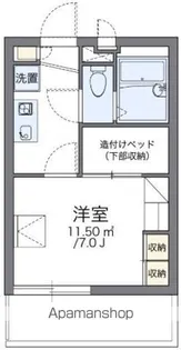 レオパレスだるま【2階】の間取り
