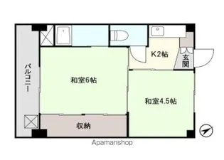 アシスト足利マンションⅠ【402号室】の間取り