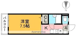 コーポエルム【2階】の間取り