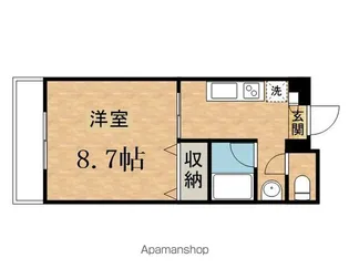 グリーンフォレスト【3階】の間取り