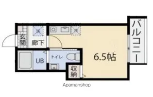 うみかぜハイツⅡ【1階】の間取り