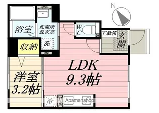 トレゾール土樋【1階】の間取り