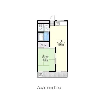 ママビル【402号室】の間取り