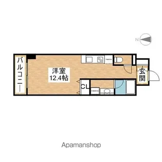 御幸レジデンス丸の内【9階】の間取り