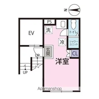 ソナーレフォレスタ馬込【1階】の間取り