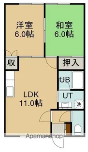 リセーヌ177【2階】の間取り