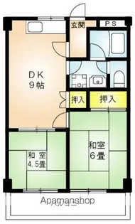 グロワール【1階】の間取り