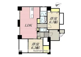 WECRAS高宮南【4階】の間取り