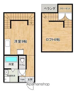 CUBE EIGHT【103号室】の間取り