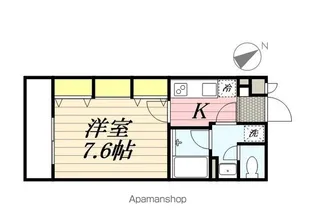 ウィンドテラス大久保Ⅲ【2階】の間取り