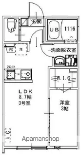 KEIAI RESIDENCE 常盤平【3階】の間取り
