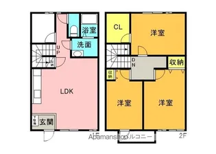 スウェーデンレーゲンヒット【A1号室】の間取り