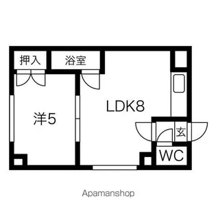 大和711MS【G号室】の間取り