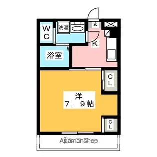 モンレーヴ周船寺【1階】の間取り