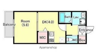 シャルコートSOGA【2階】の間取り