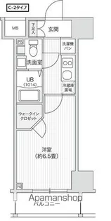 レジディア笹塚Ⅱ【5階】の間取り