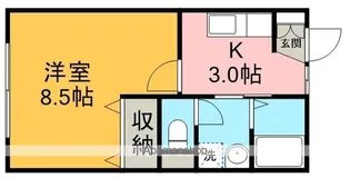 リリーガーデン【1階】の間取り