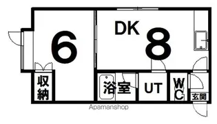 イシュタール昭和【G号室】の間取り