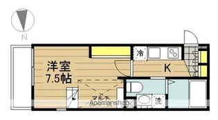 RIS伍番館【1階】の間取り