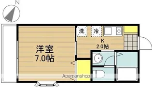 サン・ルミエール【1階】の間取り