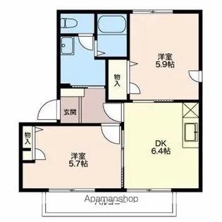 ラフィネU【1階】の間取り