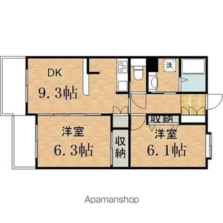 東京都日野市南平1丁目【マンション】の間取り