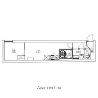 MAXIV CITY神楽坂【4階】の間取り