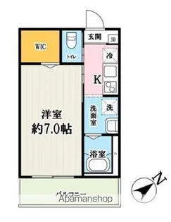 (仮称)キャメル柏の葉キャンパス7A【2階】の間取り