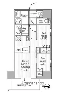 NIDO MINOWA【3階】の間取り