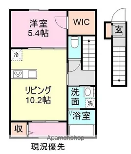 ミステール【2階】の間取り