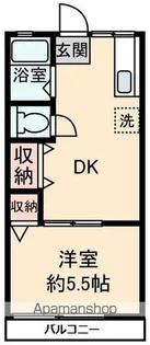 シティハイムパルメ【2階】の間取り