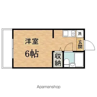 ビューハイツ富士【2階】の間取り