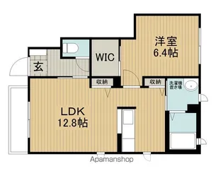 デュアルブラウン【B102号室】の間取り