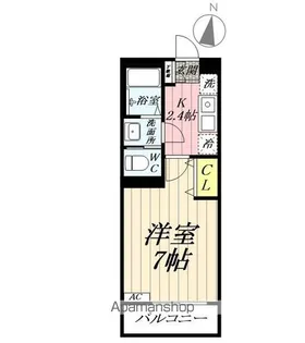 IDEA BLOOM上馬場【303号室】の間取り