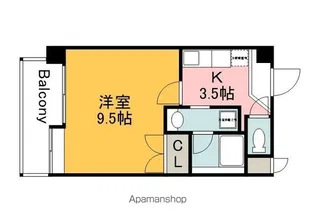 CORPO秋桜【103号室】の間取り