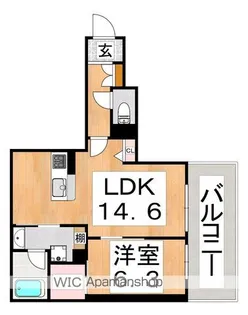 シャルールメゾン【2階】の間取り