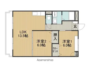 グランデュオ【1階】の間取り